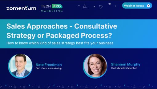 Sales Approaches - Consultative Strategy or Packaged Process?
