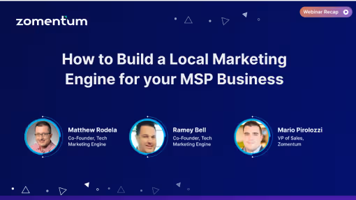 How to Build a Local Marketing Engine for your MSP Business