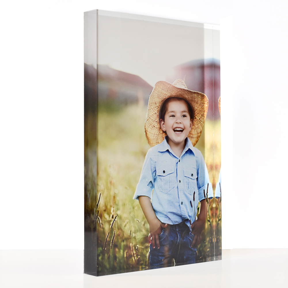 Personalised acrylic photo block