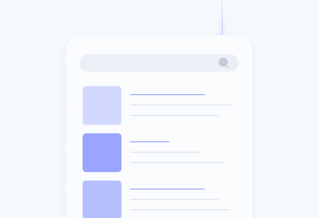 Finding answers through our search feature