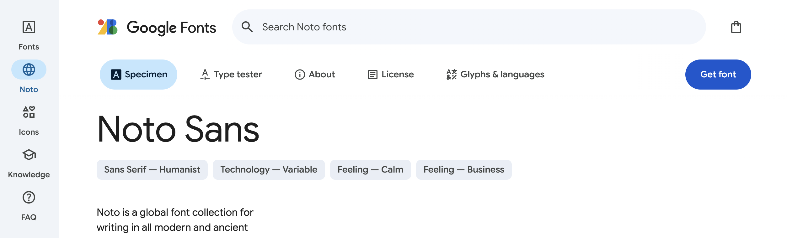 Download Google Font