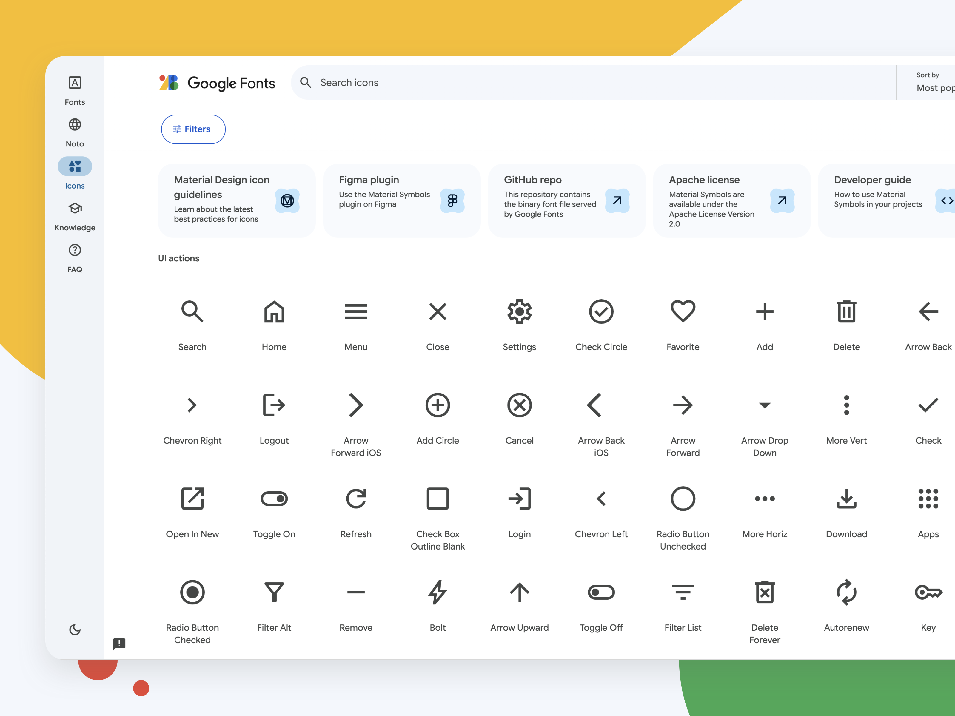 How to download and install Material Design icons font