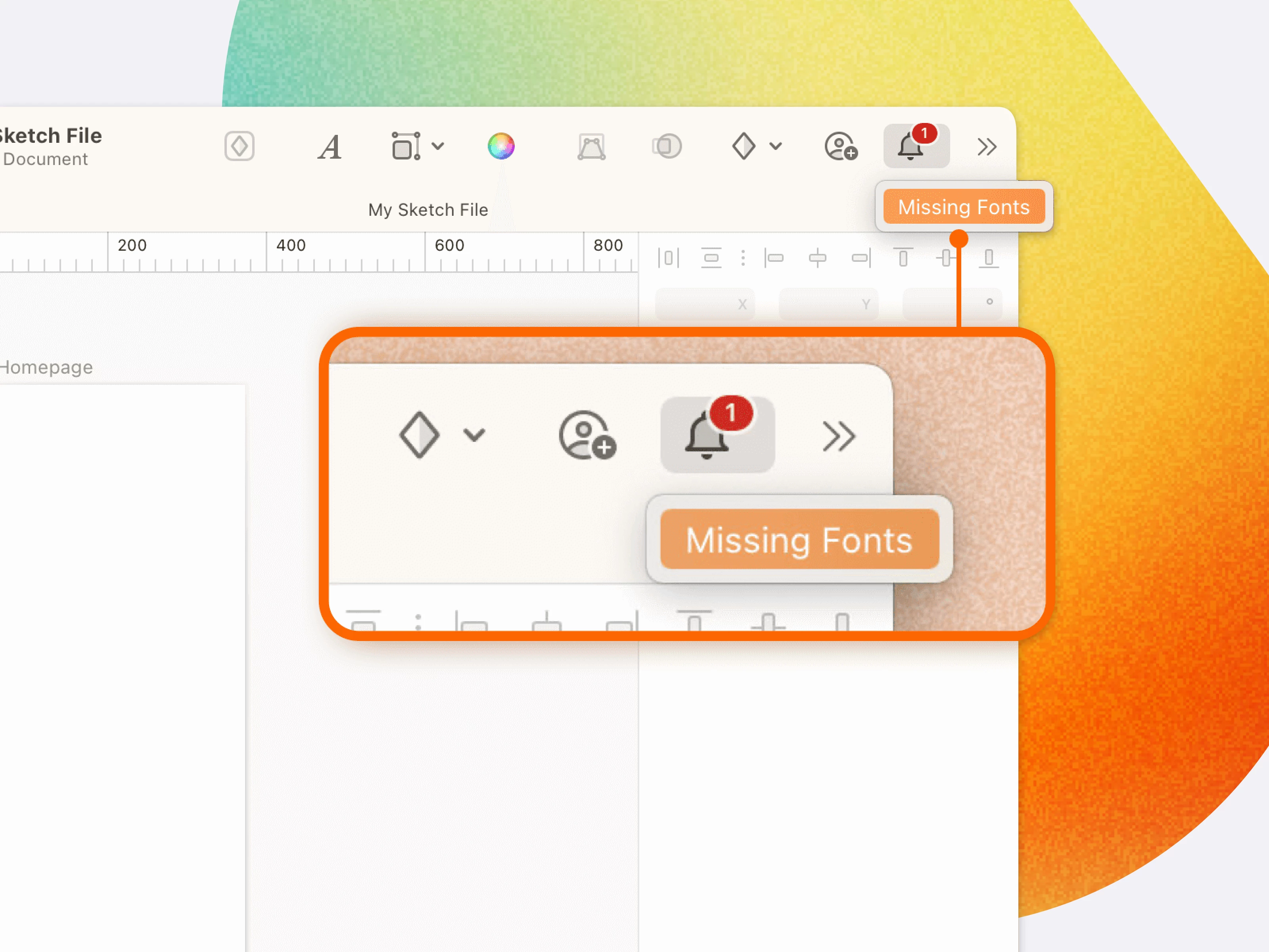 How to fix missing font issue in Sketch App