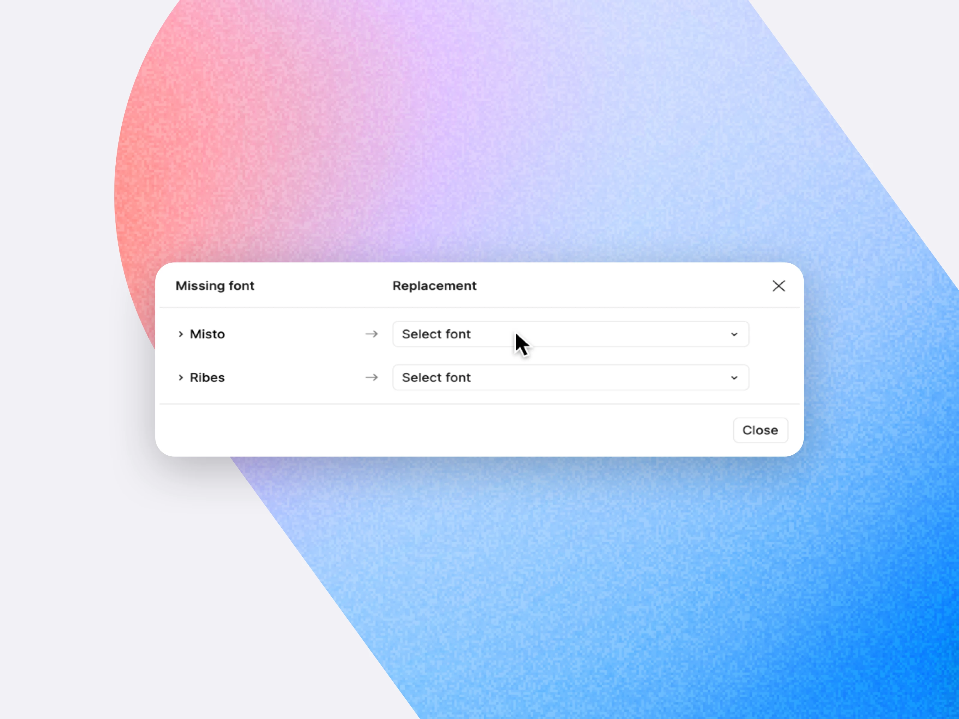 How to fix missing font issue in Figma