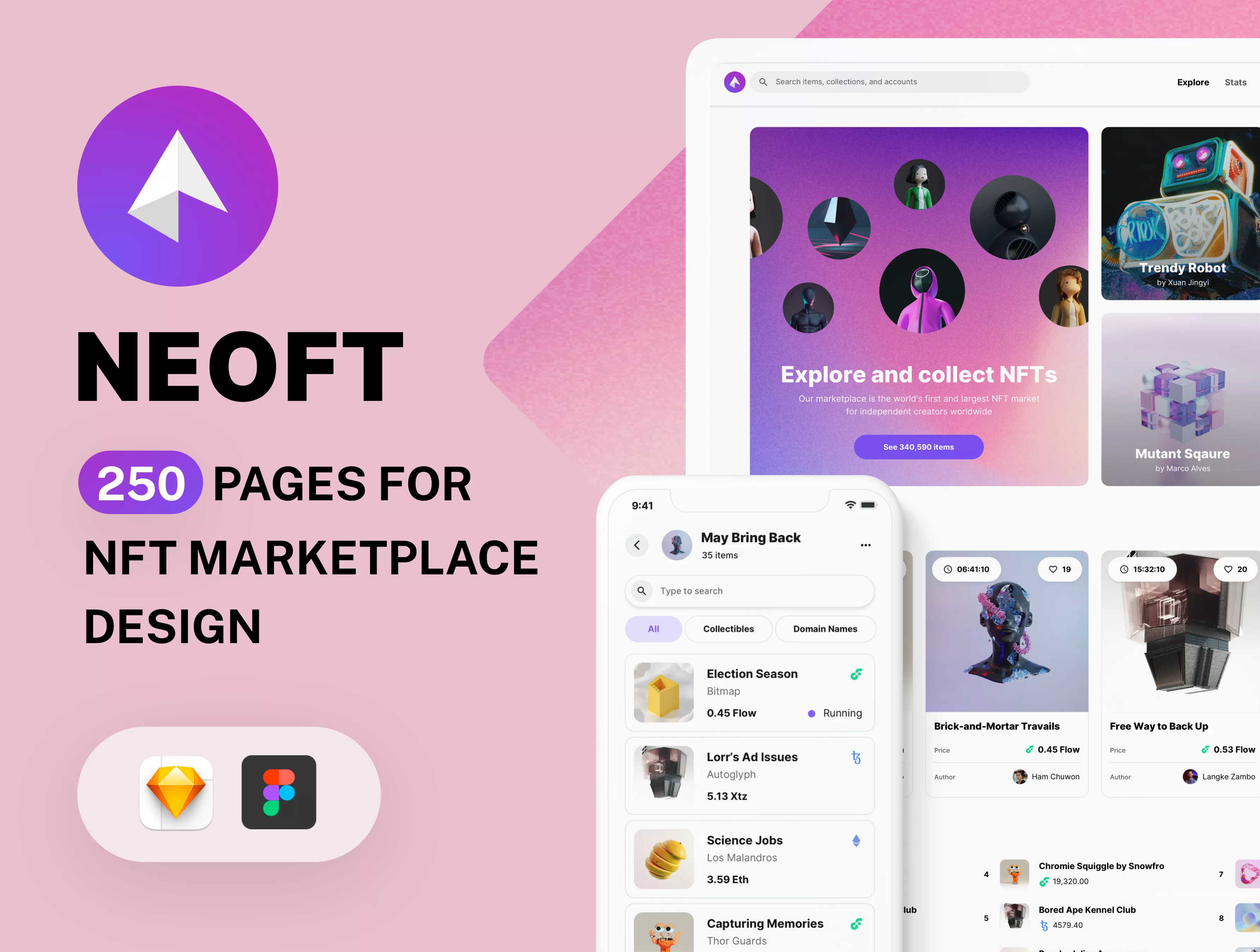NeoFT UI Kit for NFT Marketplaces