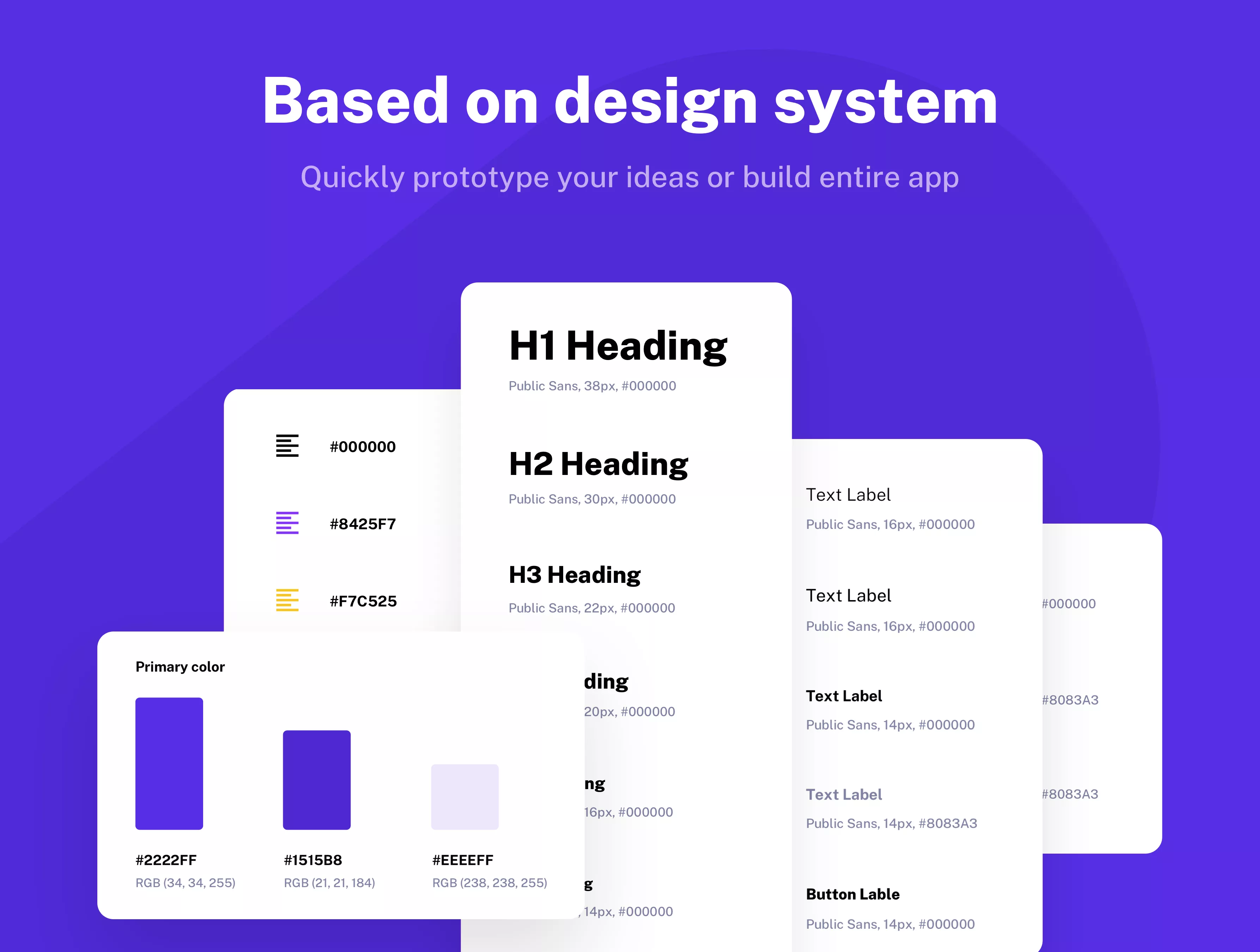 Mobile design system for fintech apps