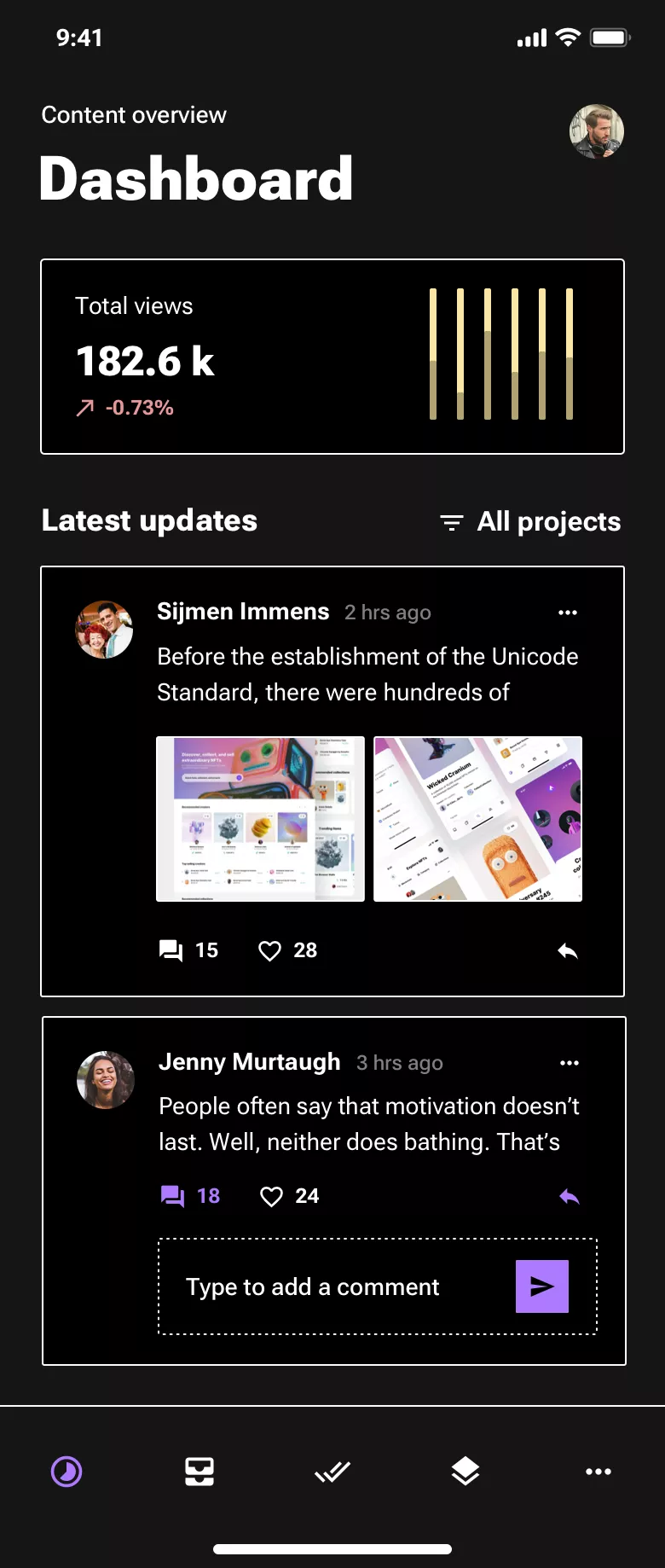 Neo-Brutalism Admin Panel Design