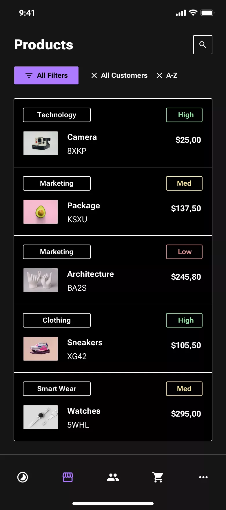 Neo-brutalism E-commerce design