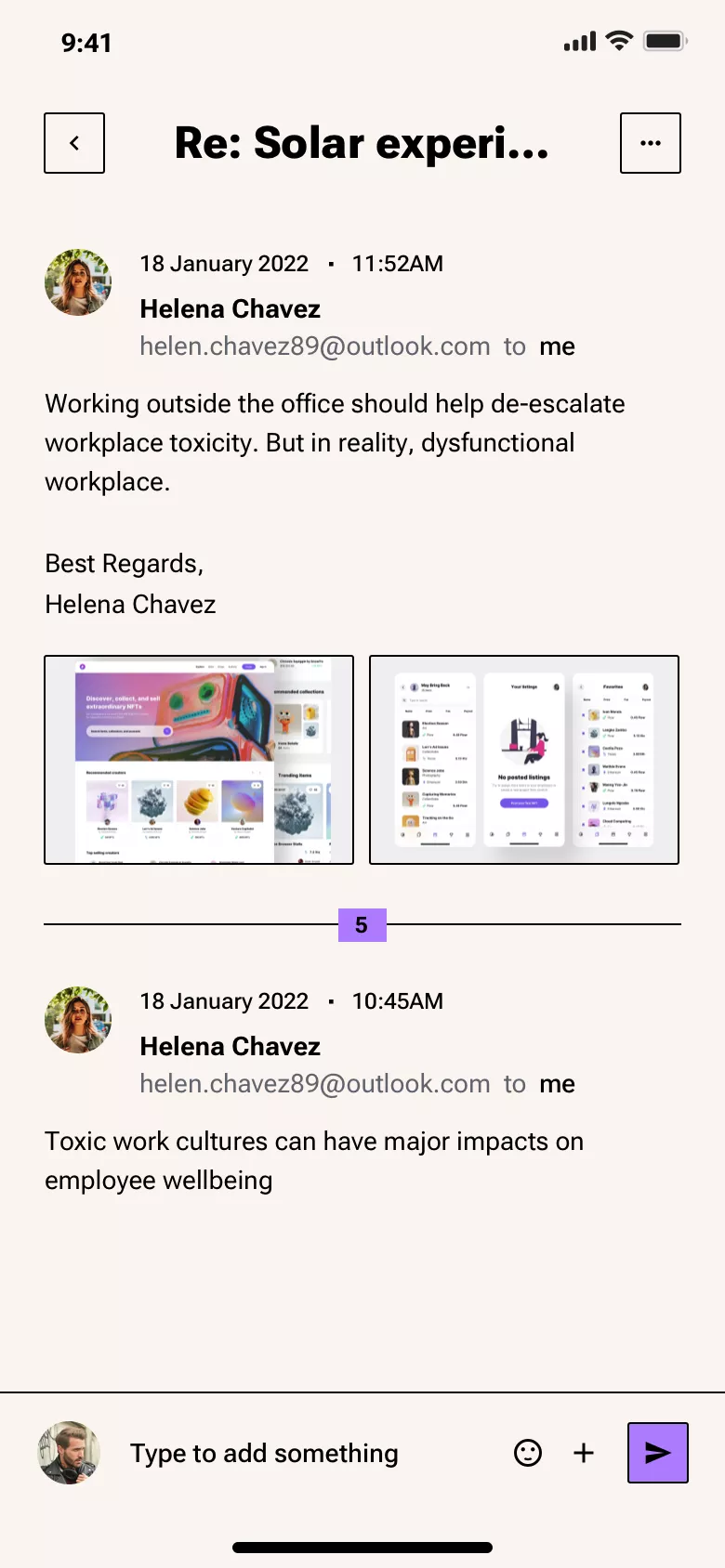Neo-brutalism chat app design 
