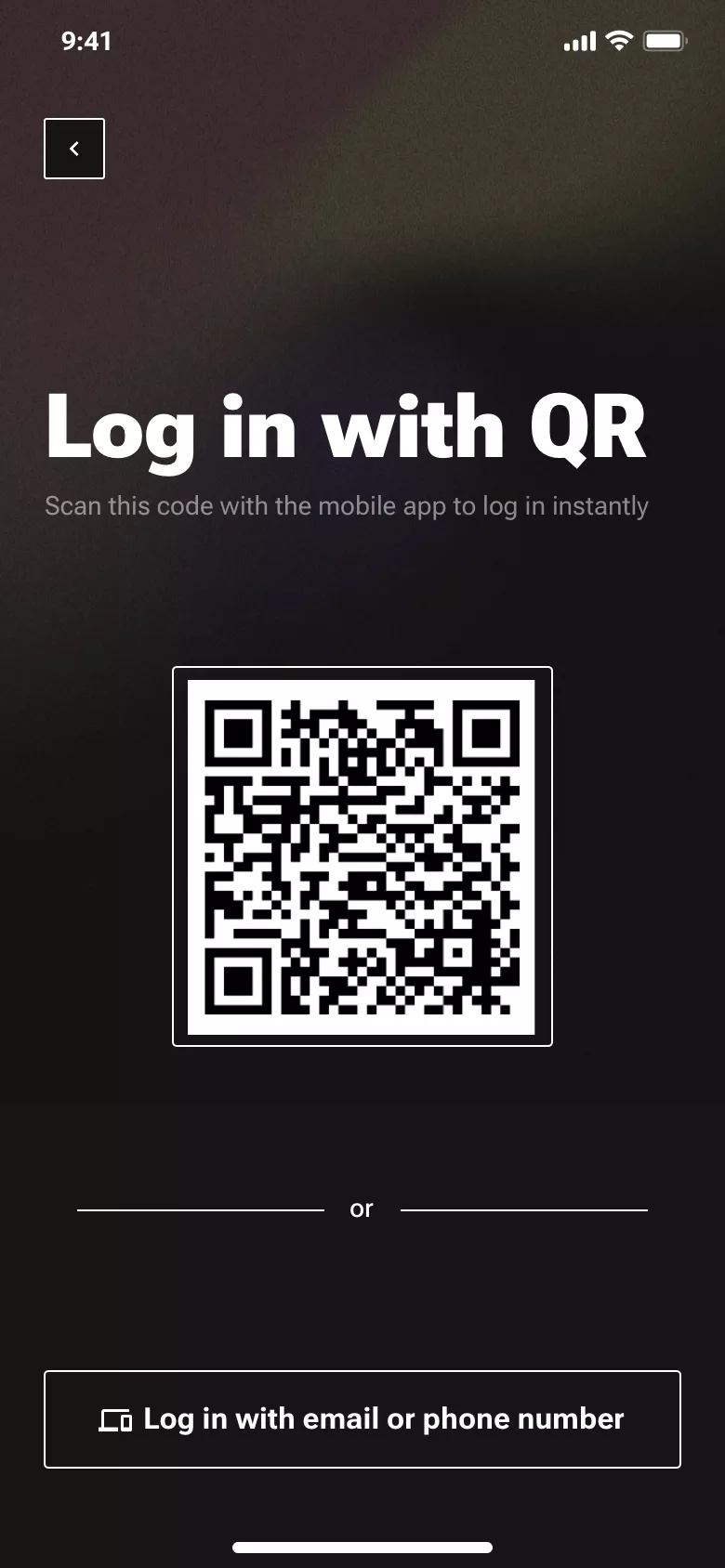 Neo-brutalism dark theme design