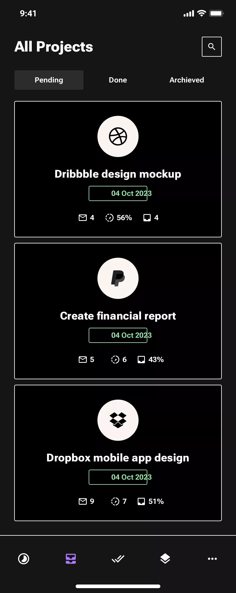 Neo-brutalism Project Management