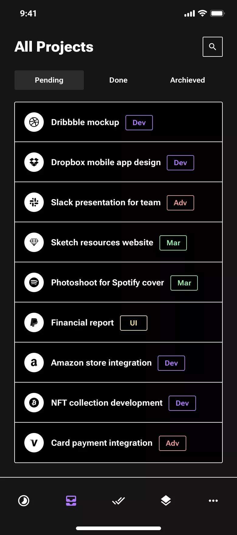 Neo-brutalism Project Management