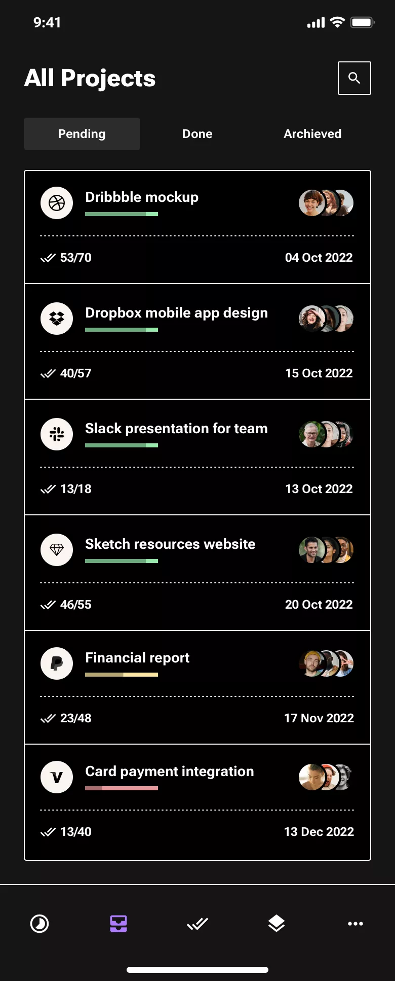 Neo-brutalism Project Management