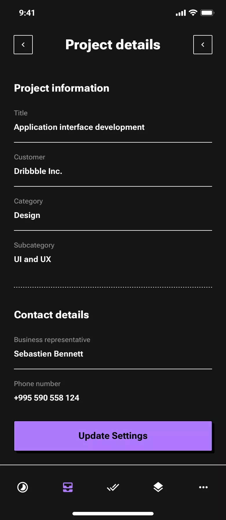 Neo-brutalism Project Management