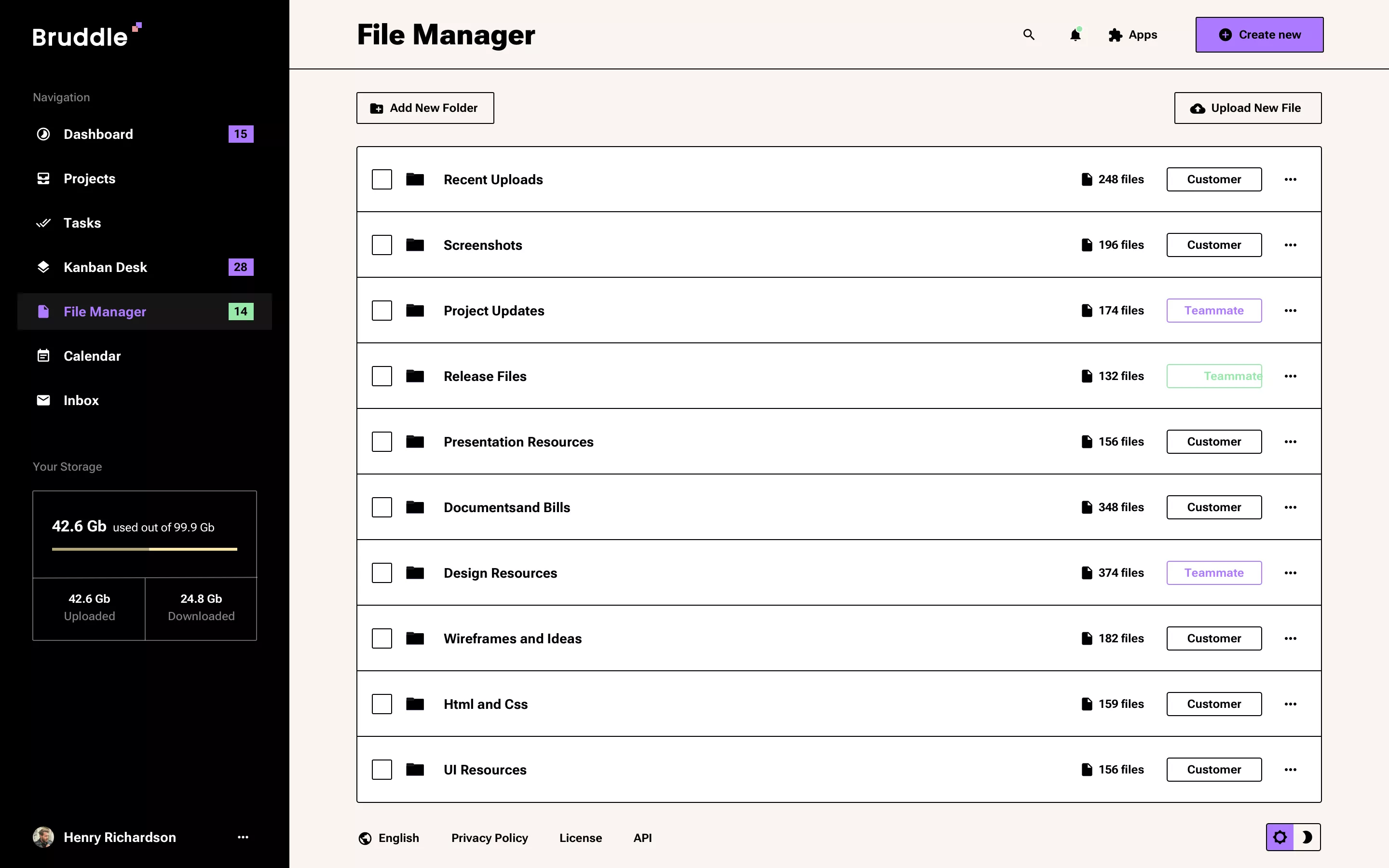 Neo-butalism Files Management app