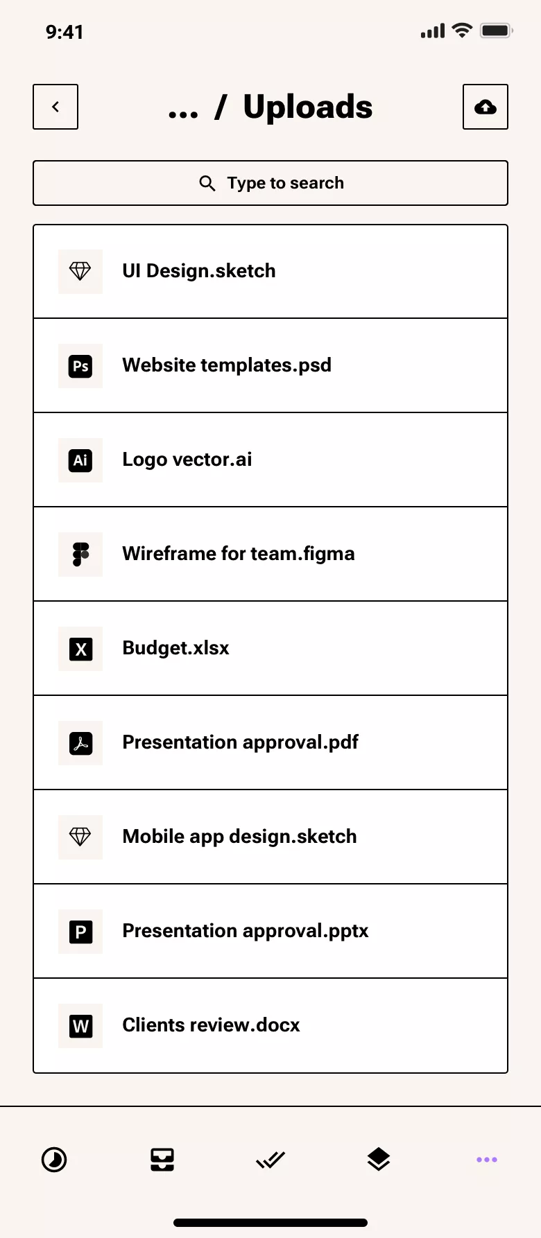 Neo-butalism Files Management app