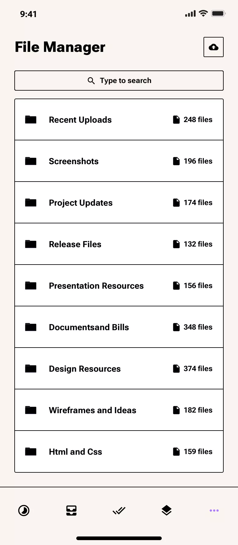 Neo-butalism Files Management app