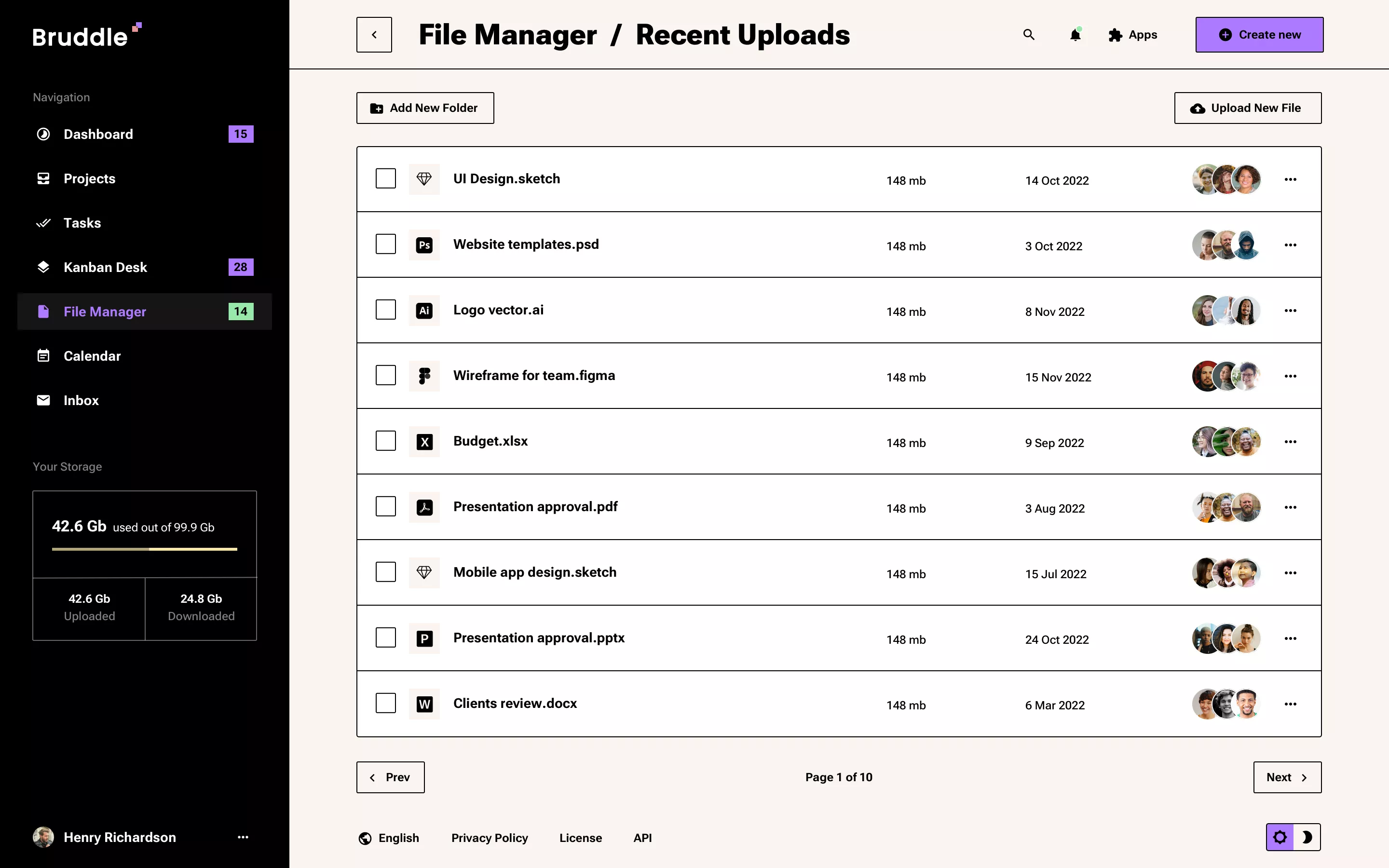 Neo-butalism Files Management app