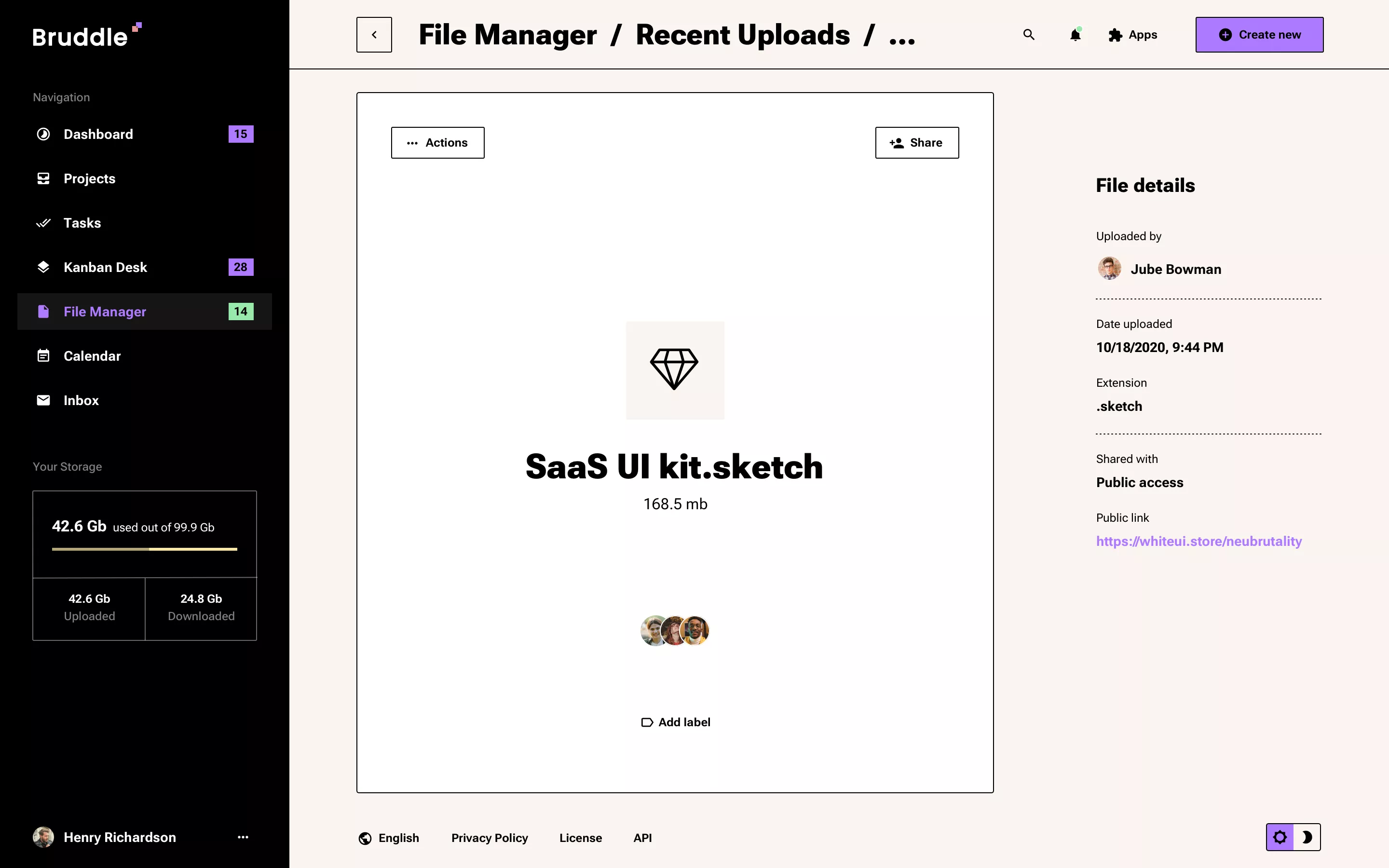 Neo-butalism Files Management app