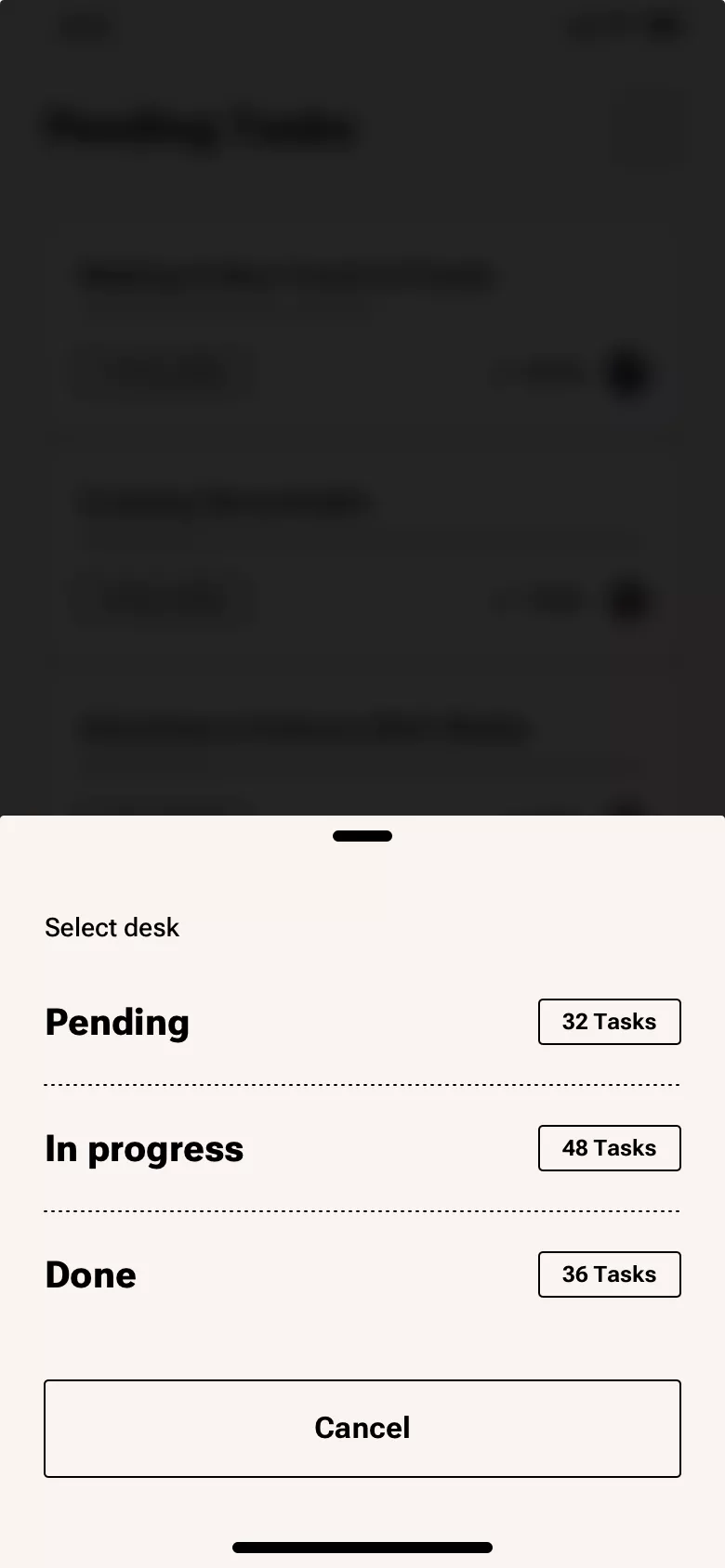Neo-brutalism reminders list design