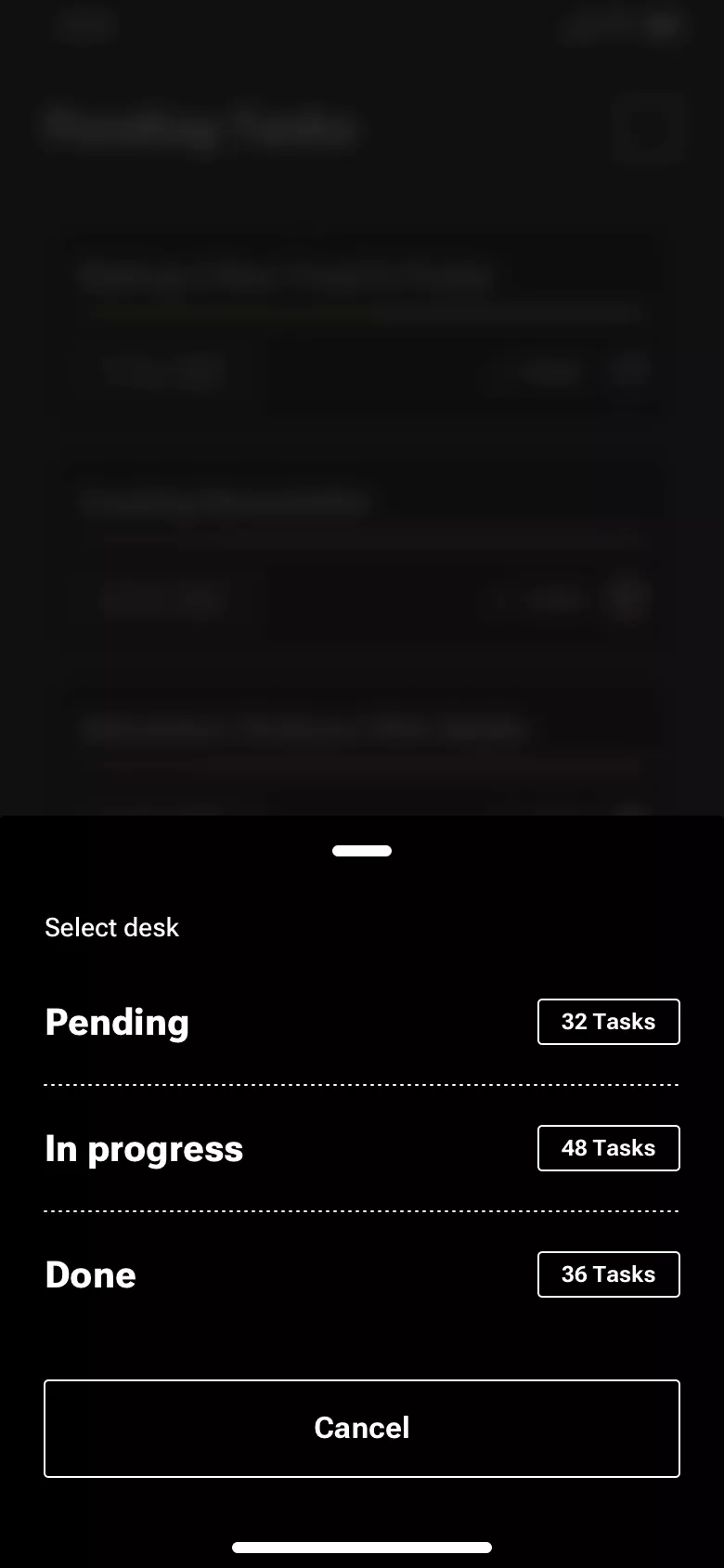 Neo-brutalism Tasks list design