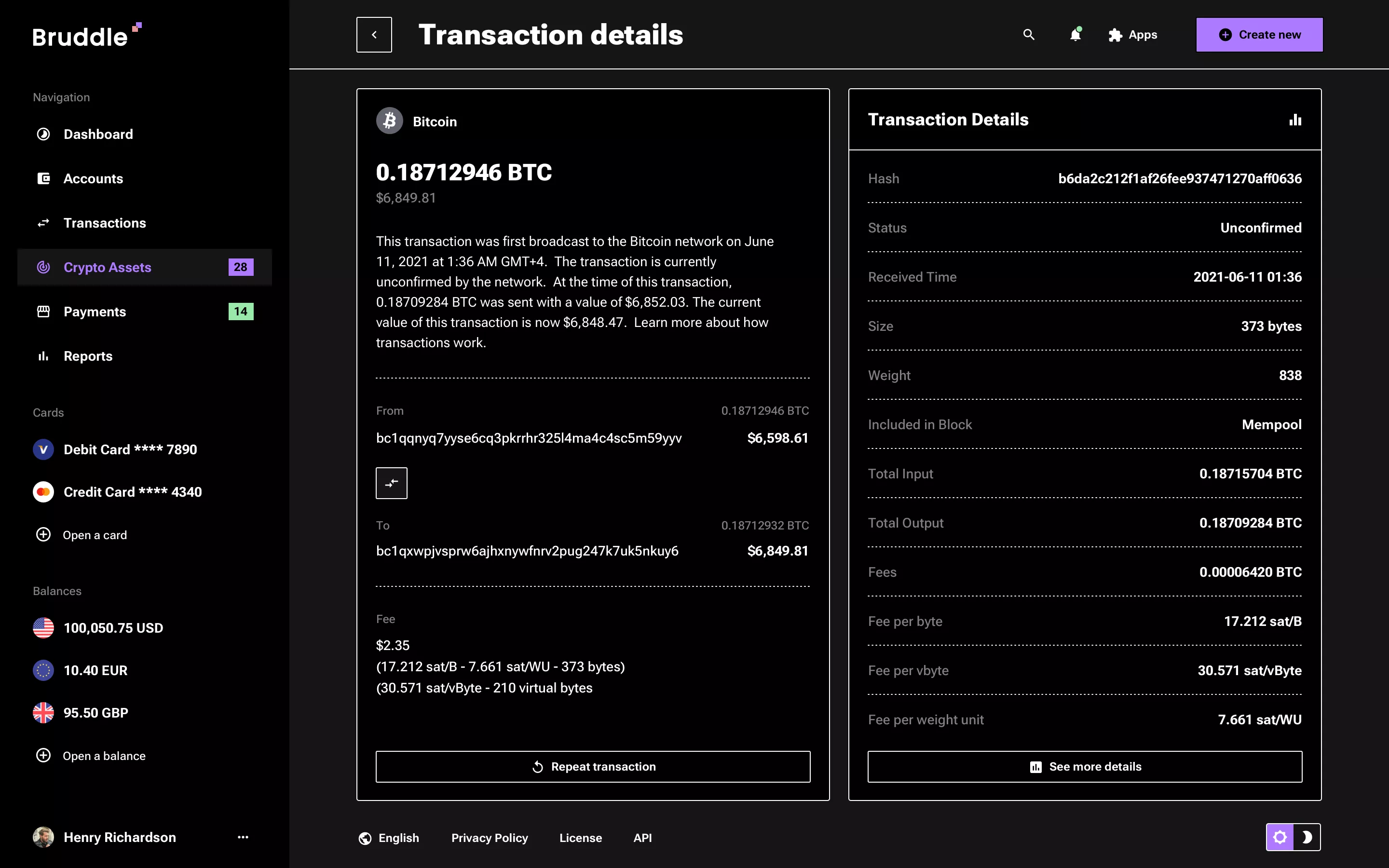 Neo-brutalism crypto app design
