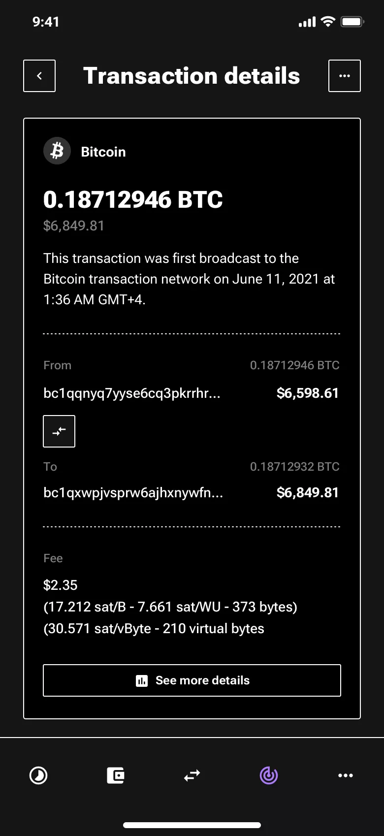 Neo-brutalism de-fi app