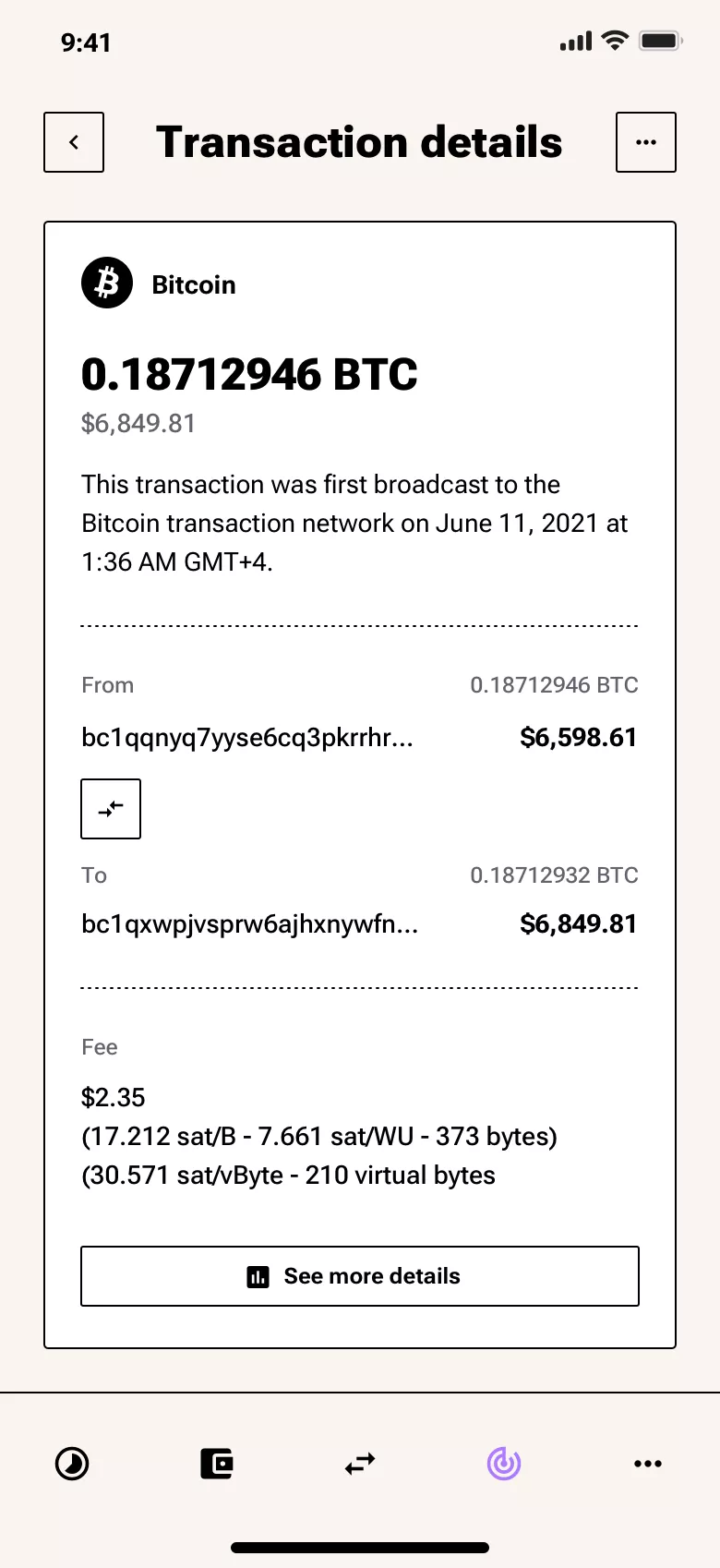 Neo-brutalism crypto wallet design