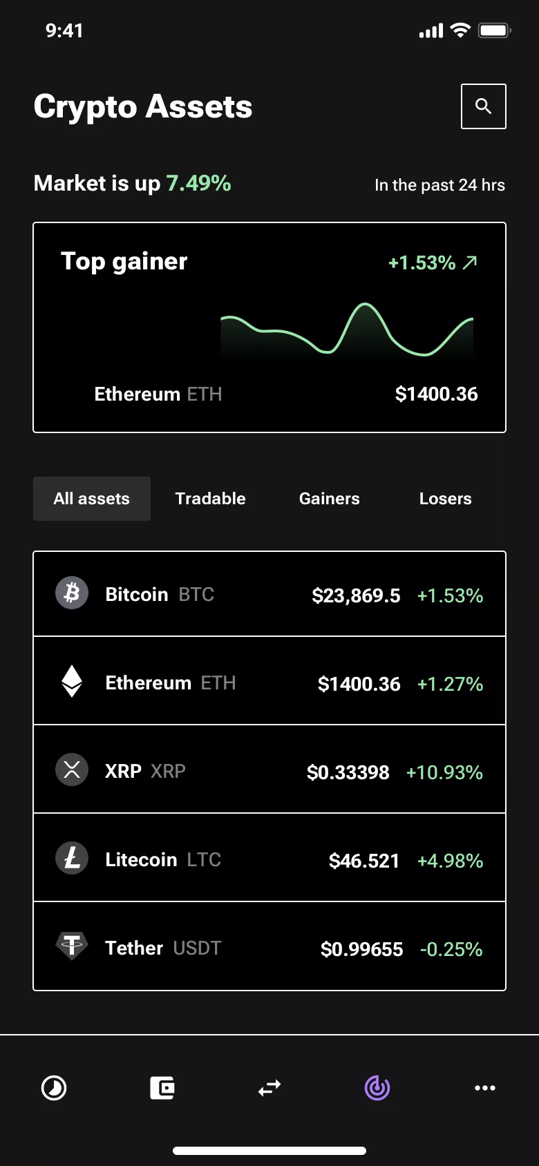 Neo-brutalism crypto wallet