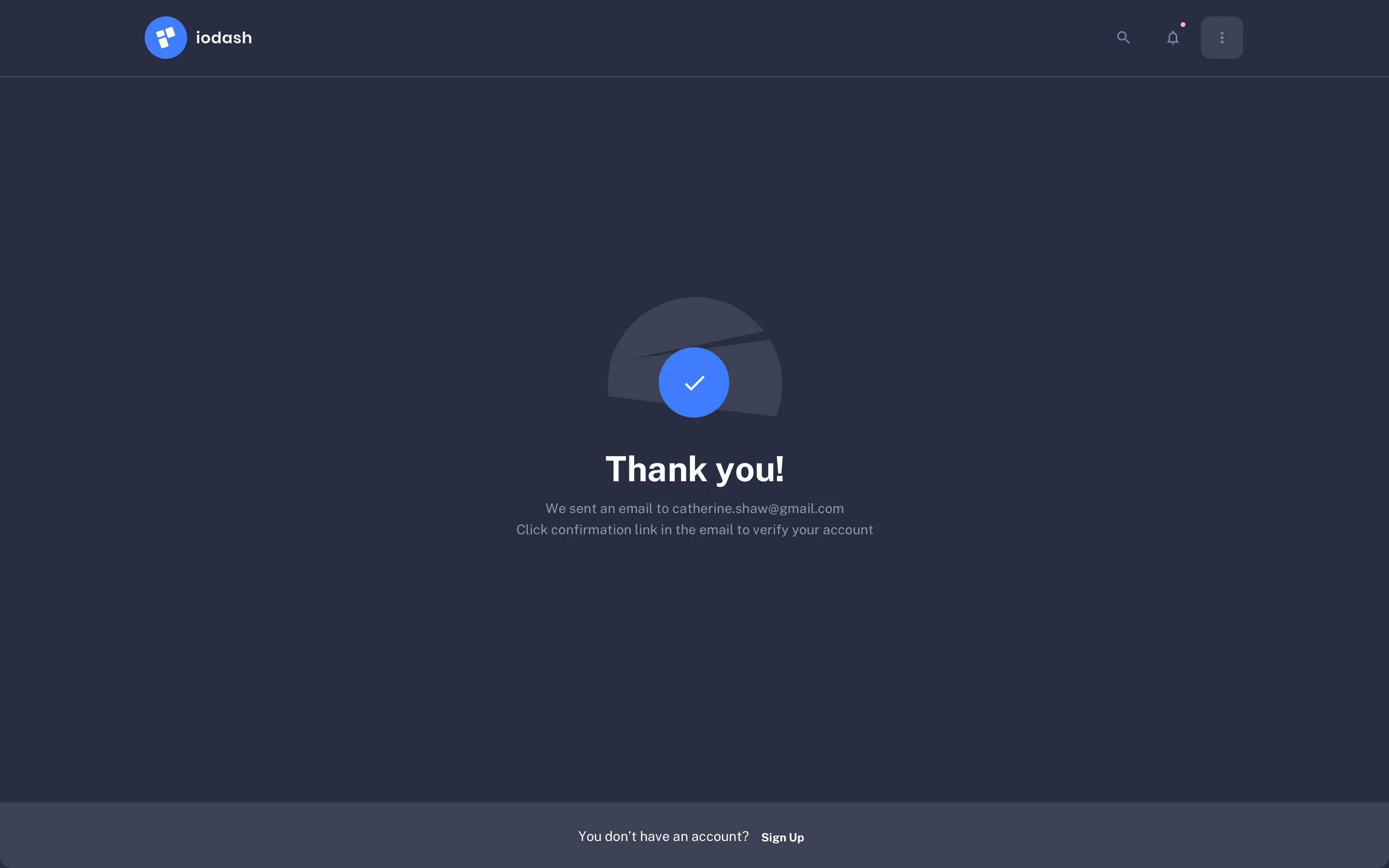 Register page UI design