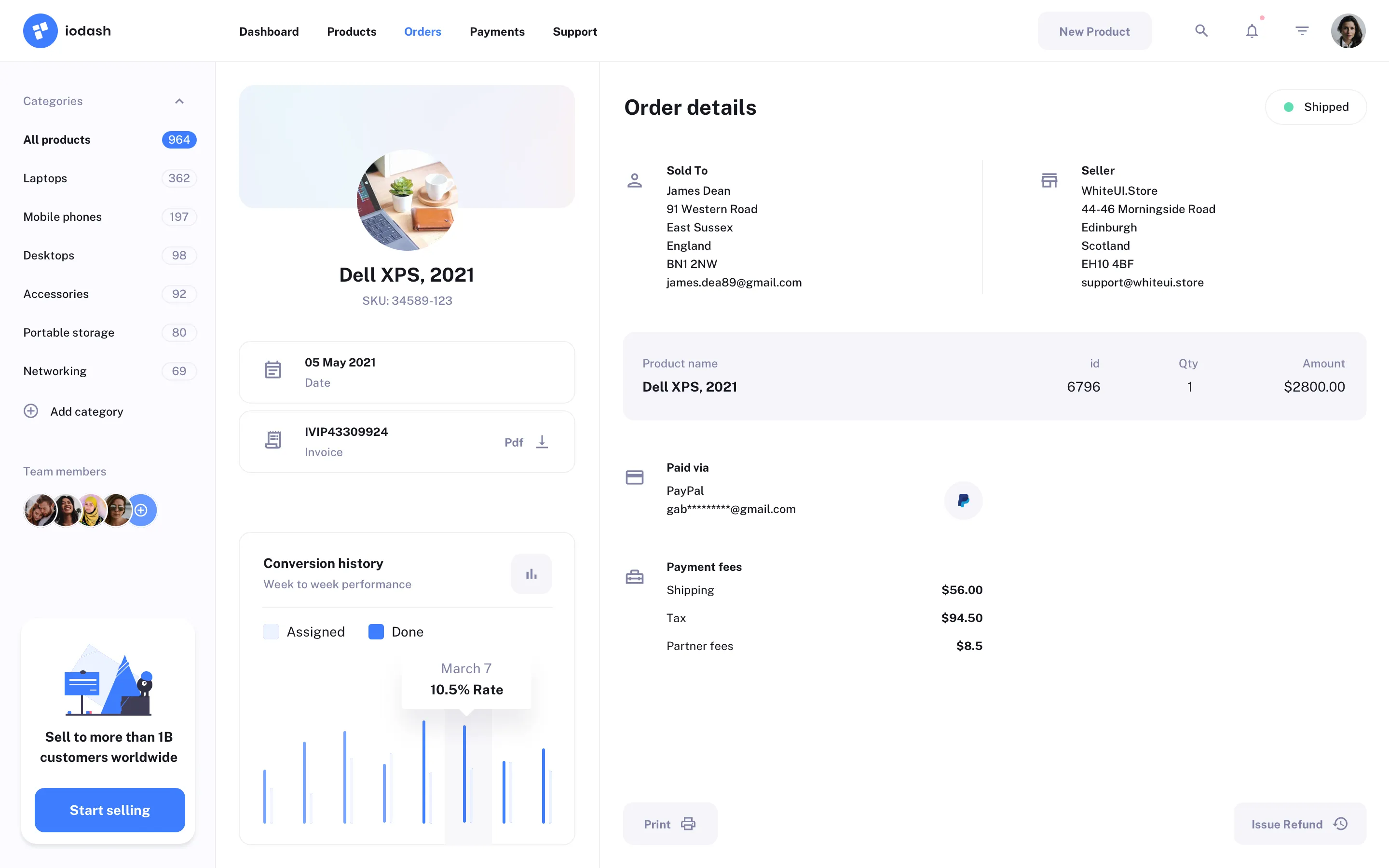 E-commerce UI Design