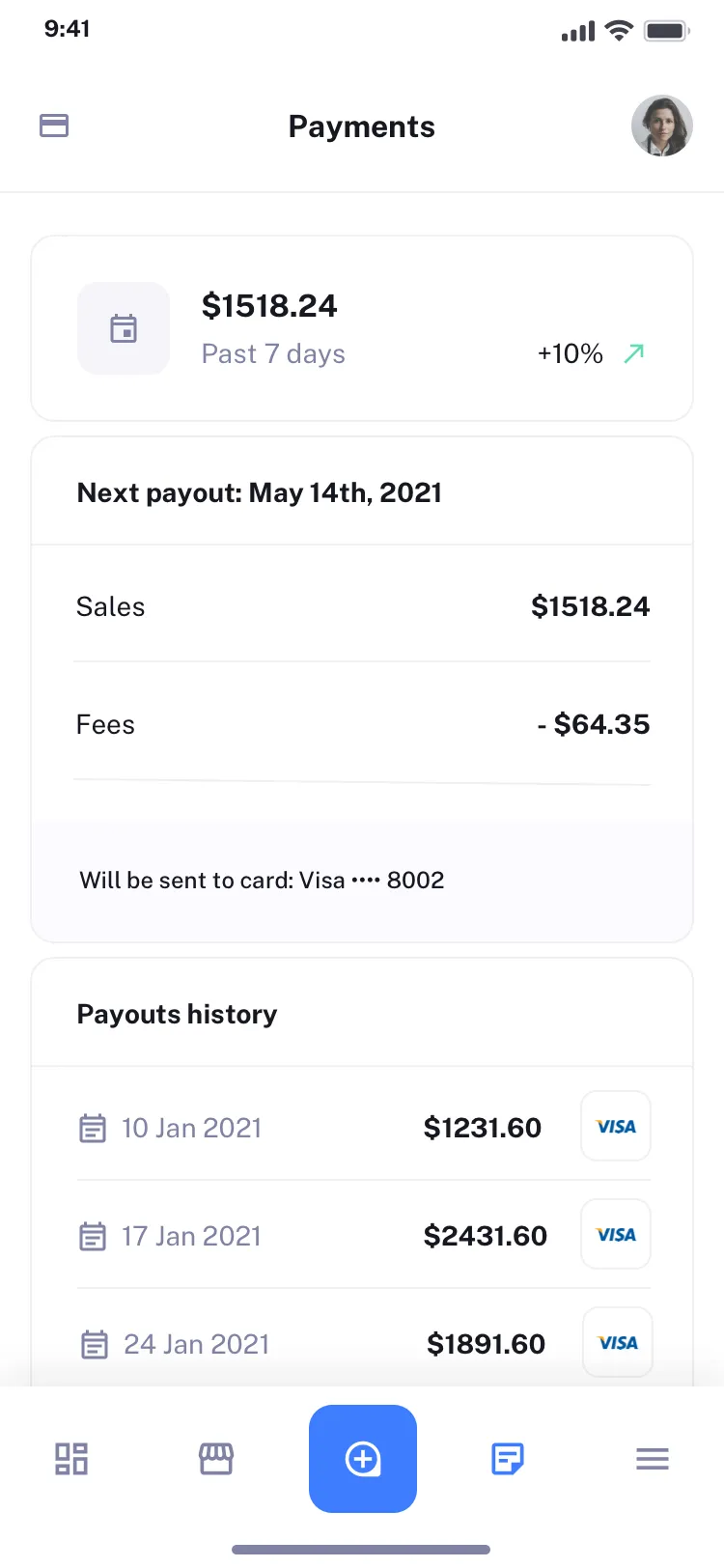 Mobile E-commerce app design