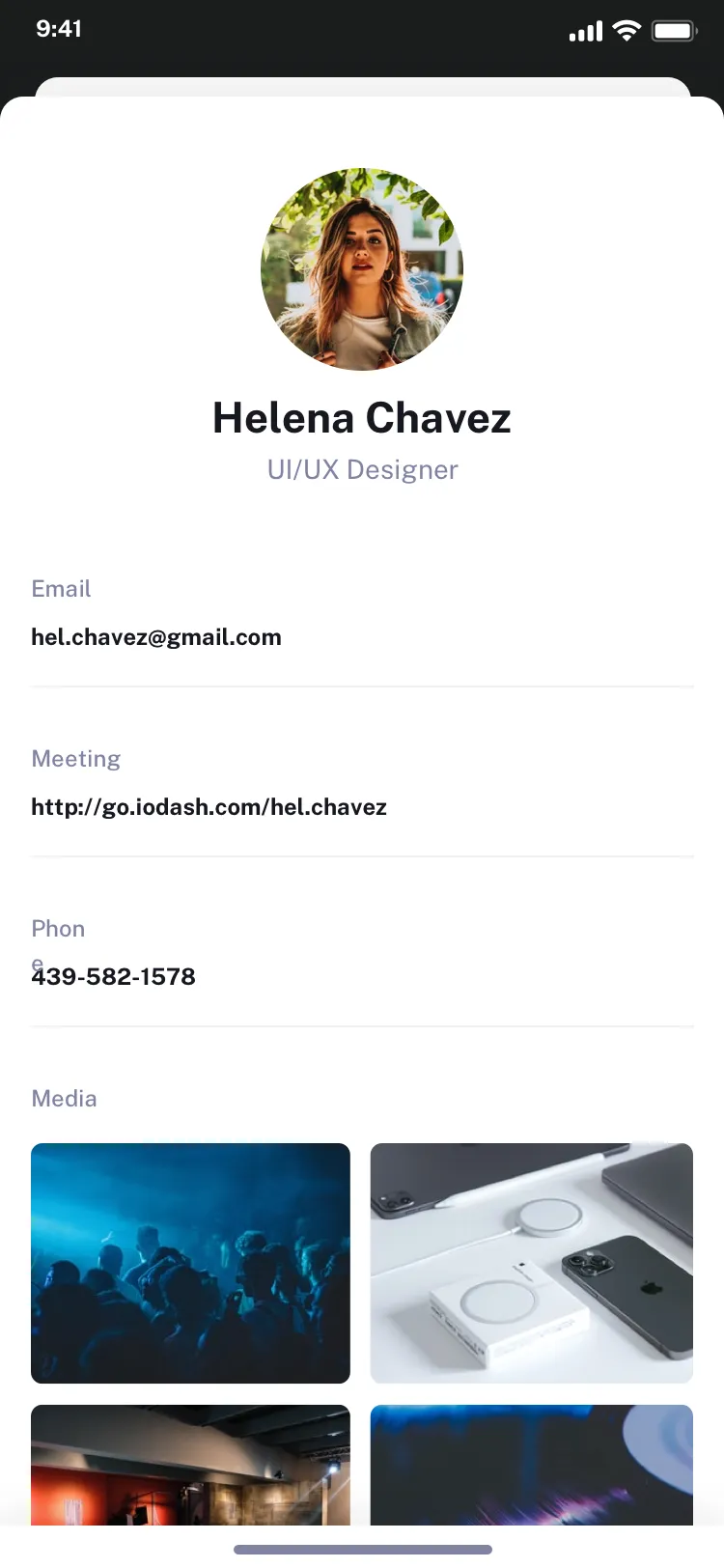 Messenger app design