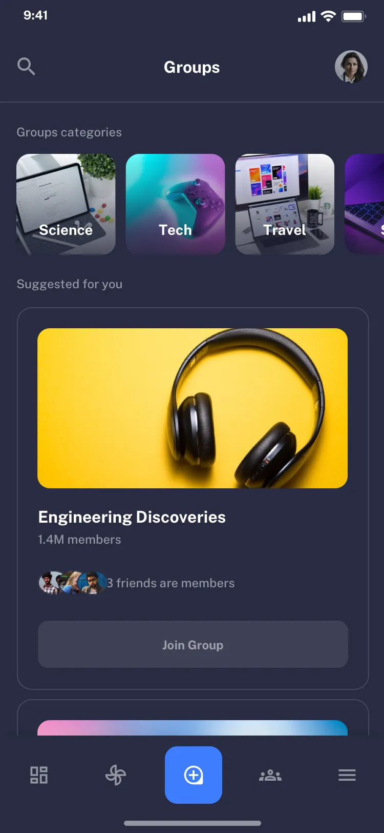 Mobile Social Feed Design