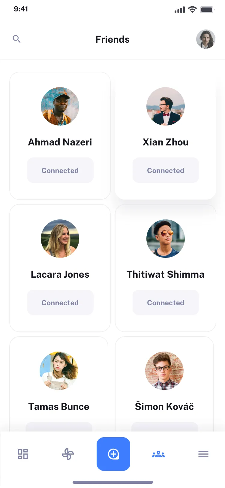 Mobile Social Feed Design