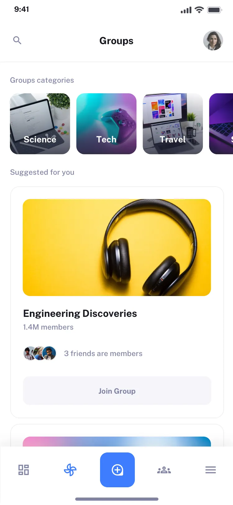 Mobile Social UI Design