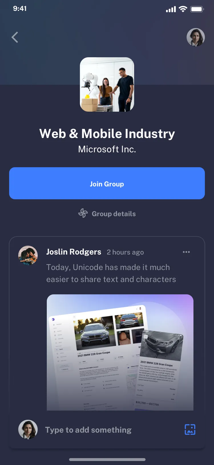Mobile Social Feed Design