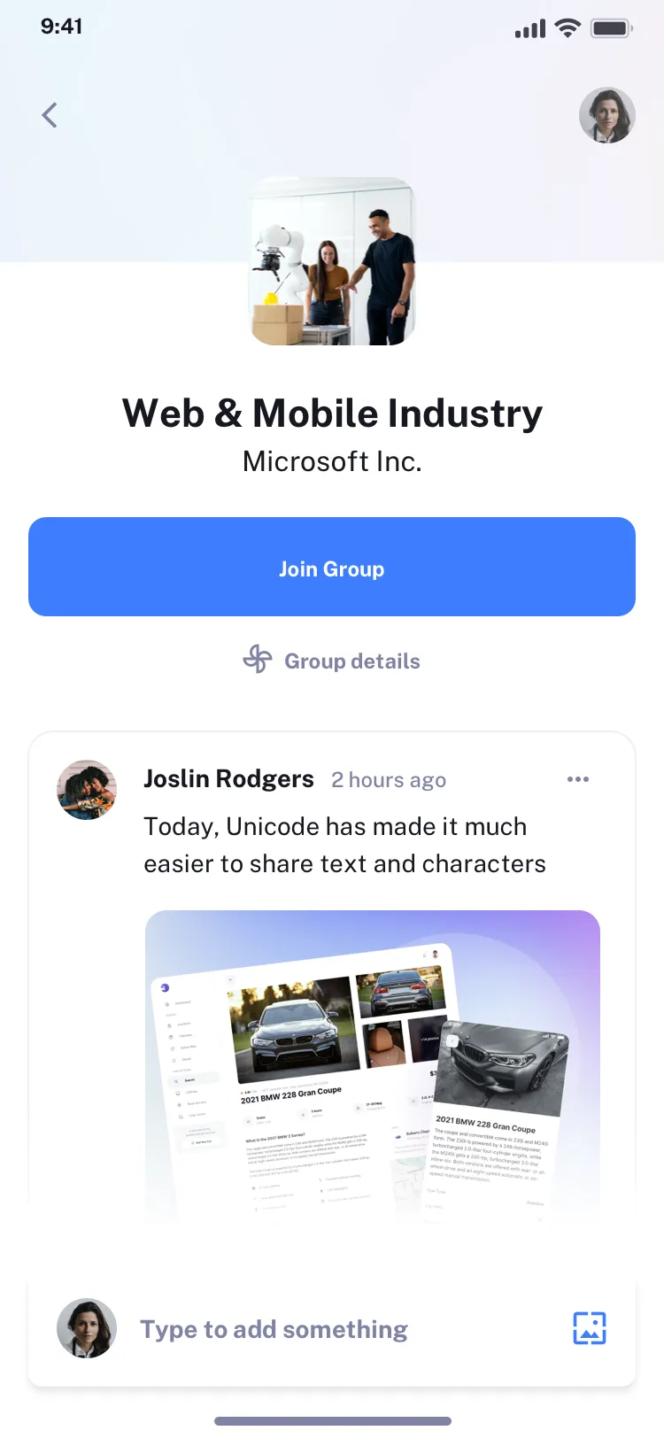 Mobile Social UI Design