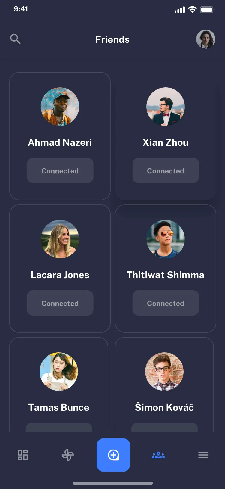 Mobile Social Feed Design