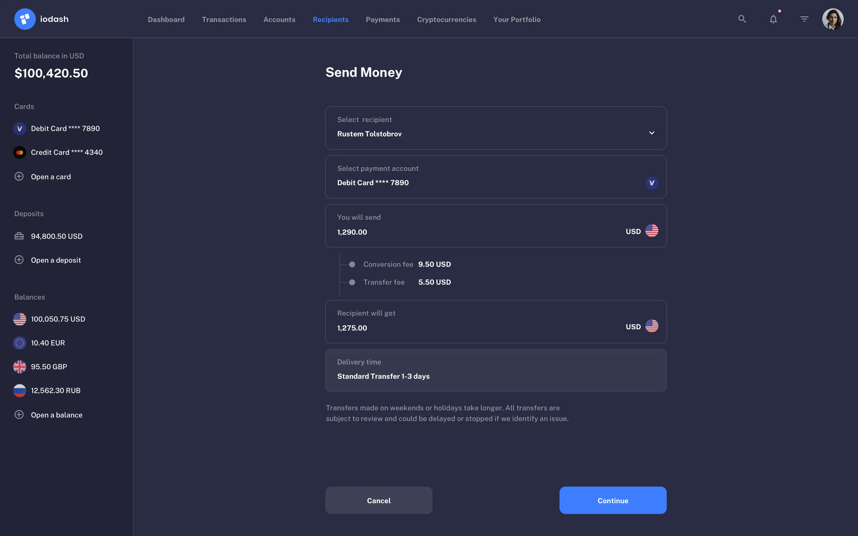 Fintech UI Design