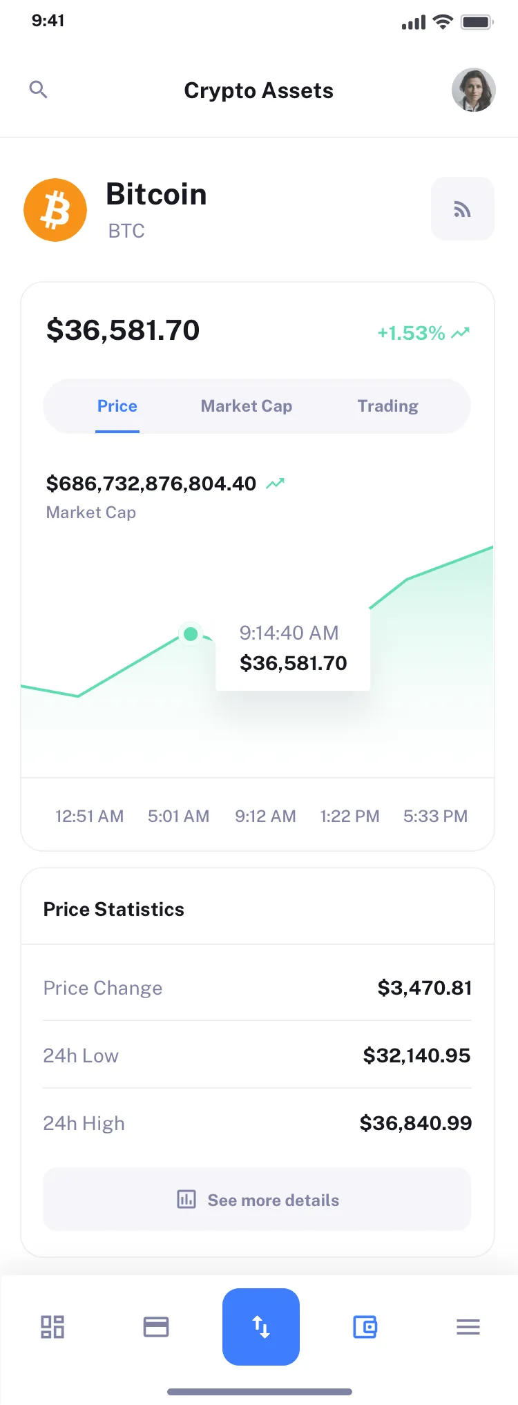 Mobile payments app design