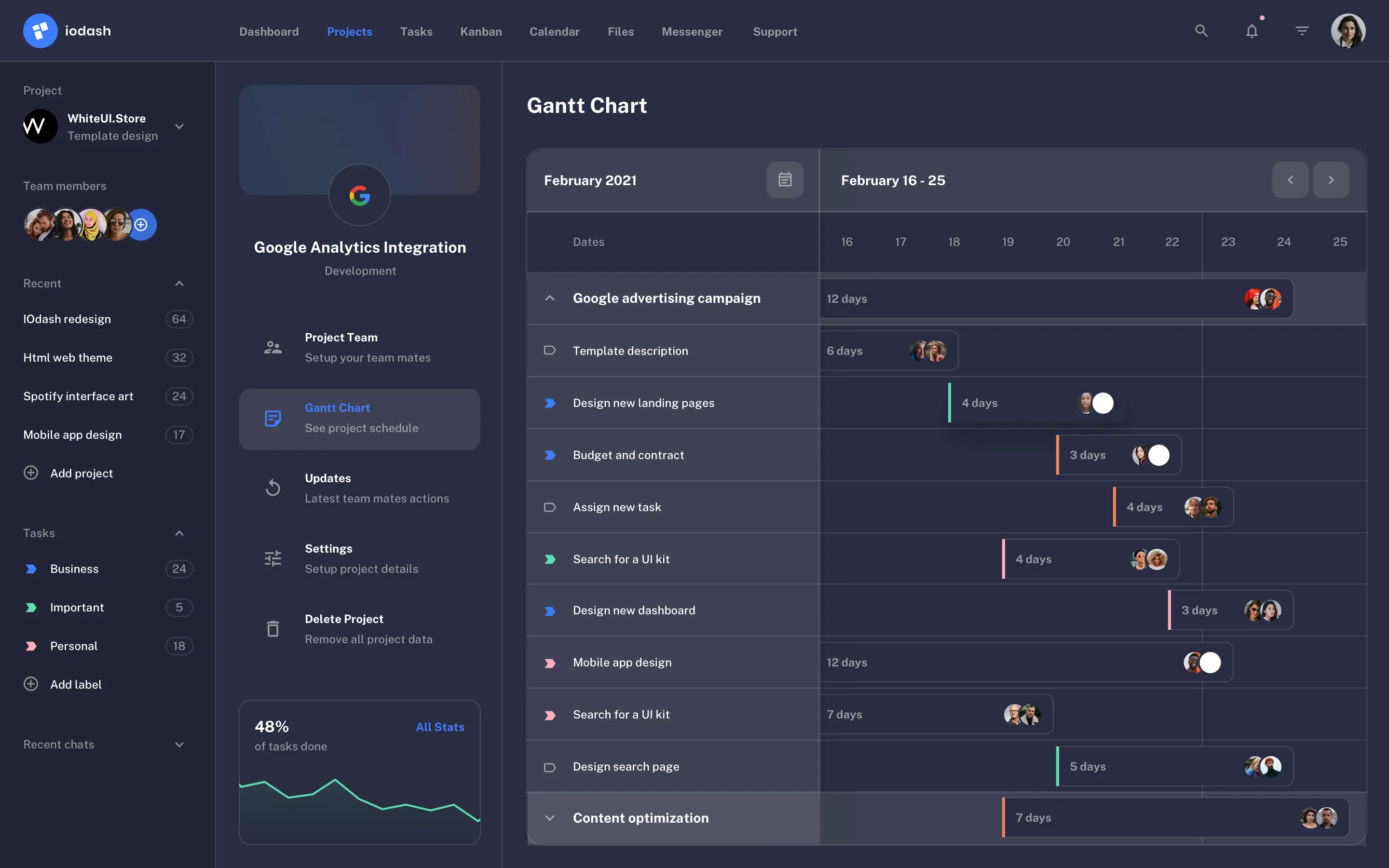 Web File Manager design