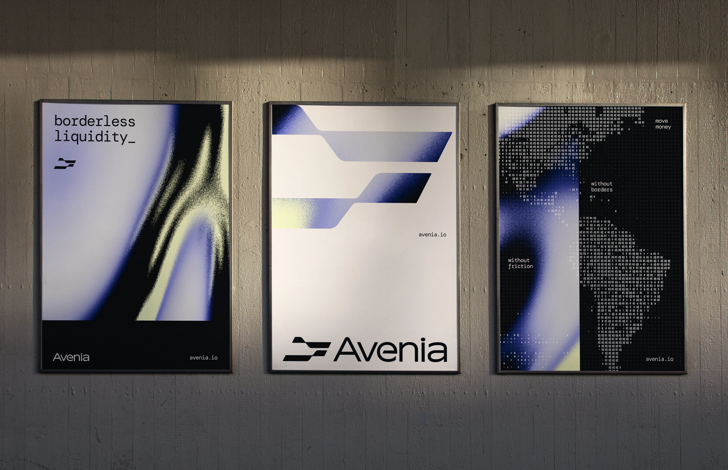 UI with noise and gradient