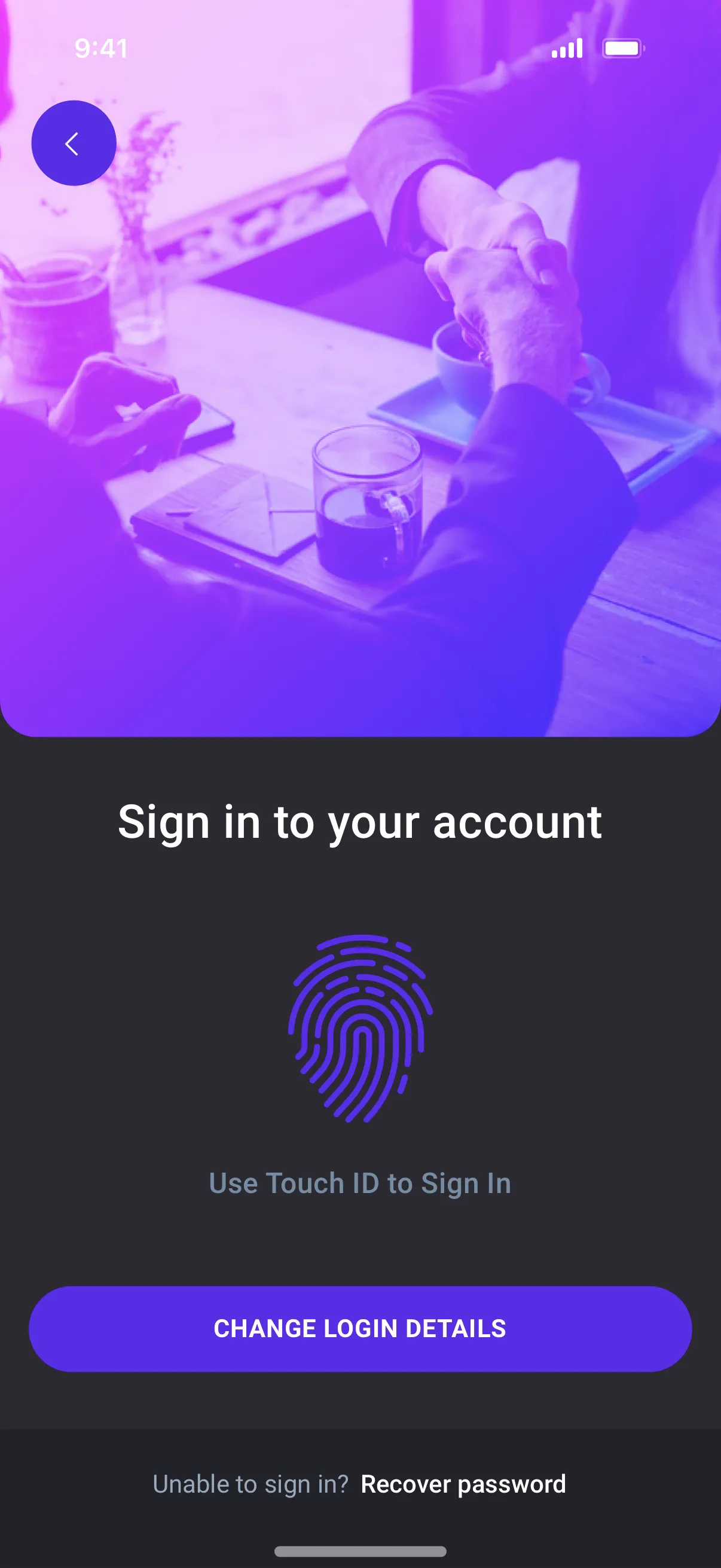 Dark Theme for Mobile App