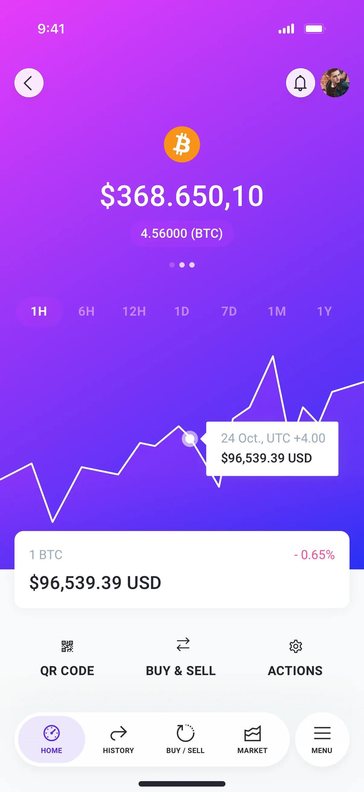 Mobile Crypto App Design