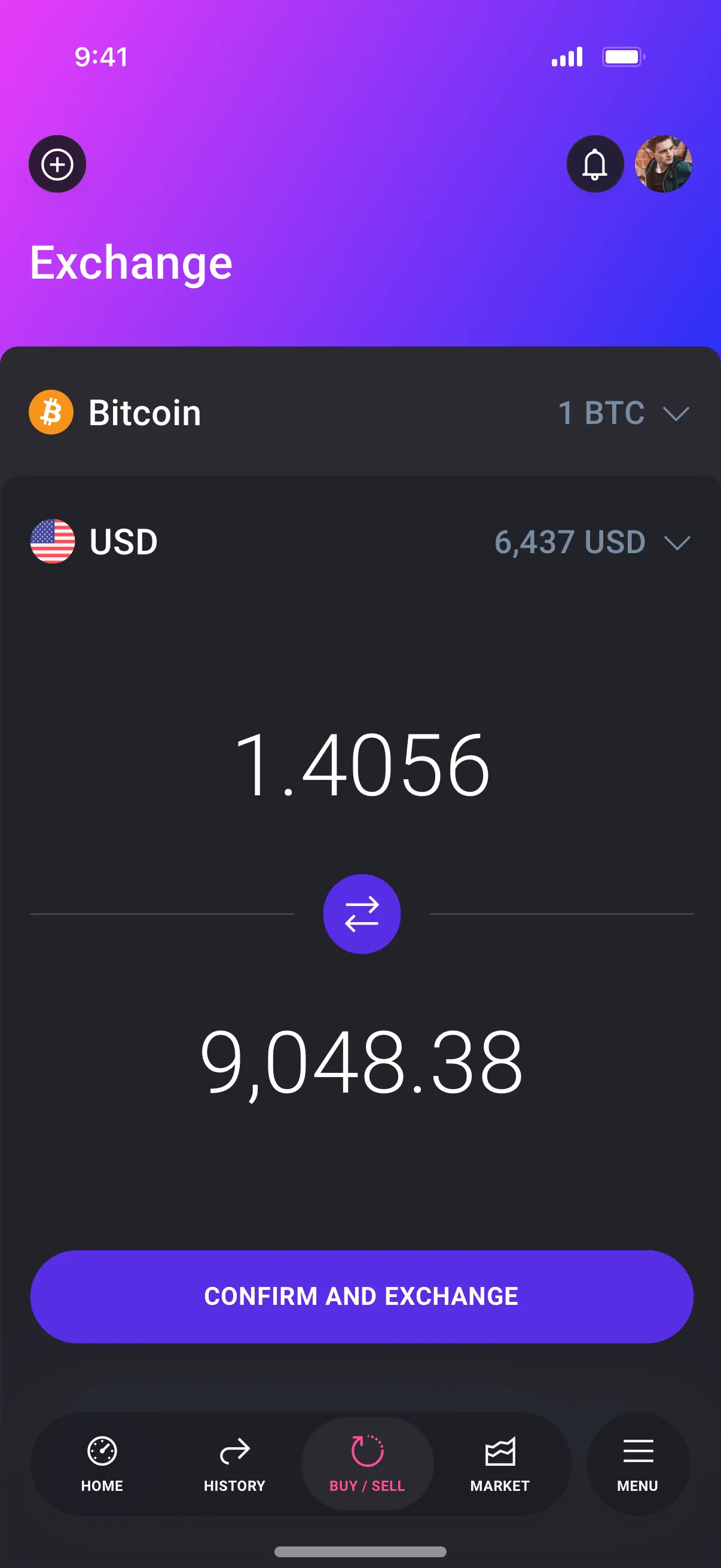 Mobile Crypto App Design