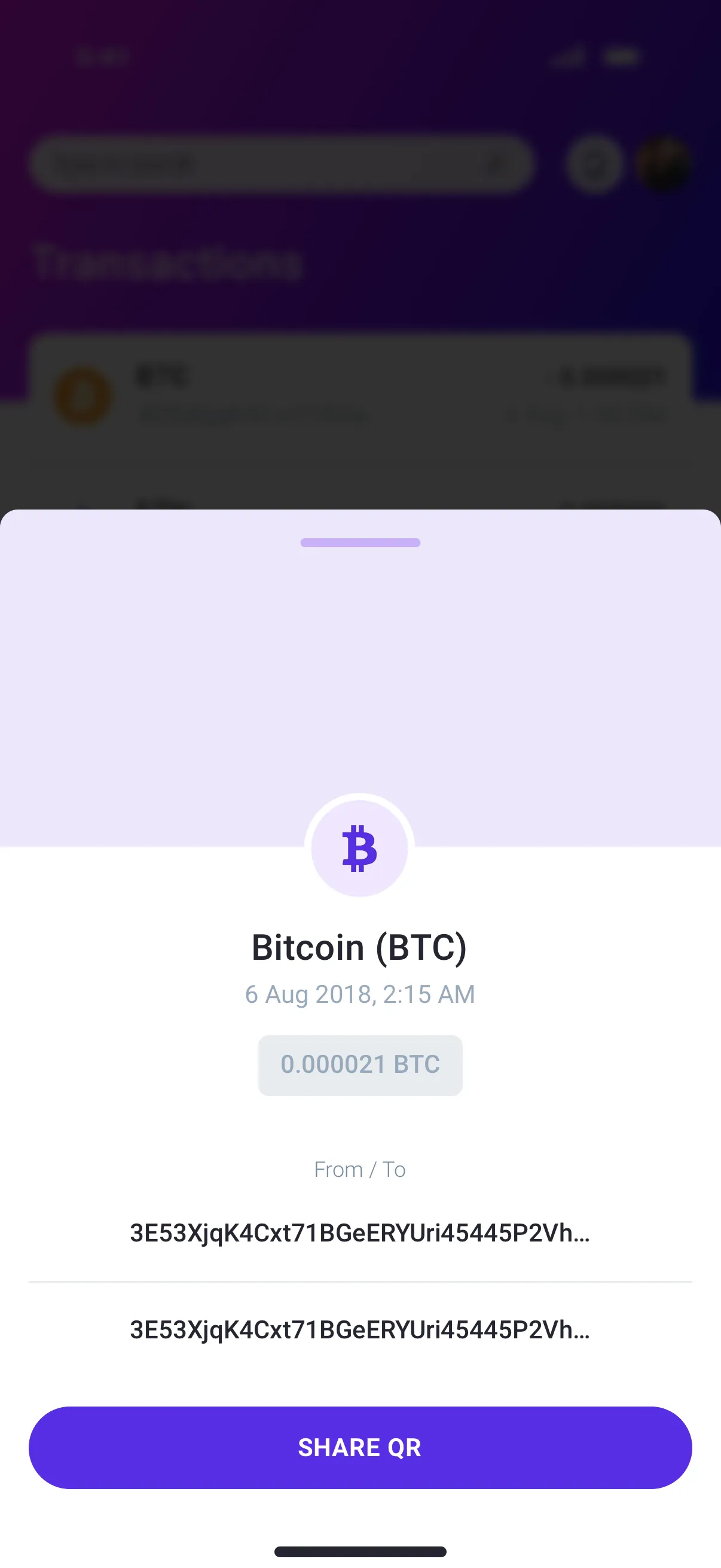 Mobile Crypto App Design