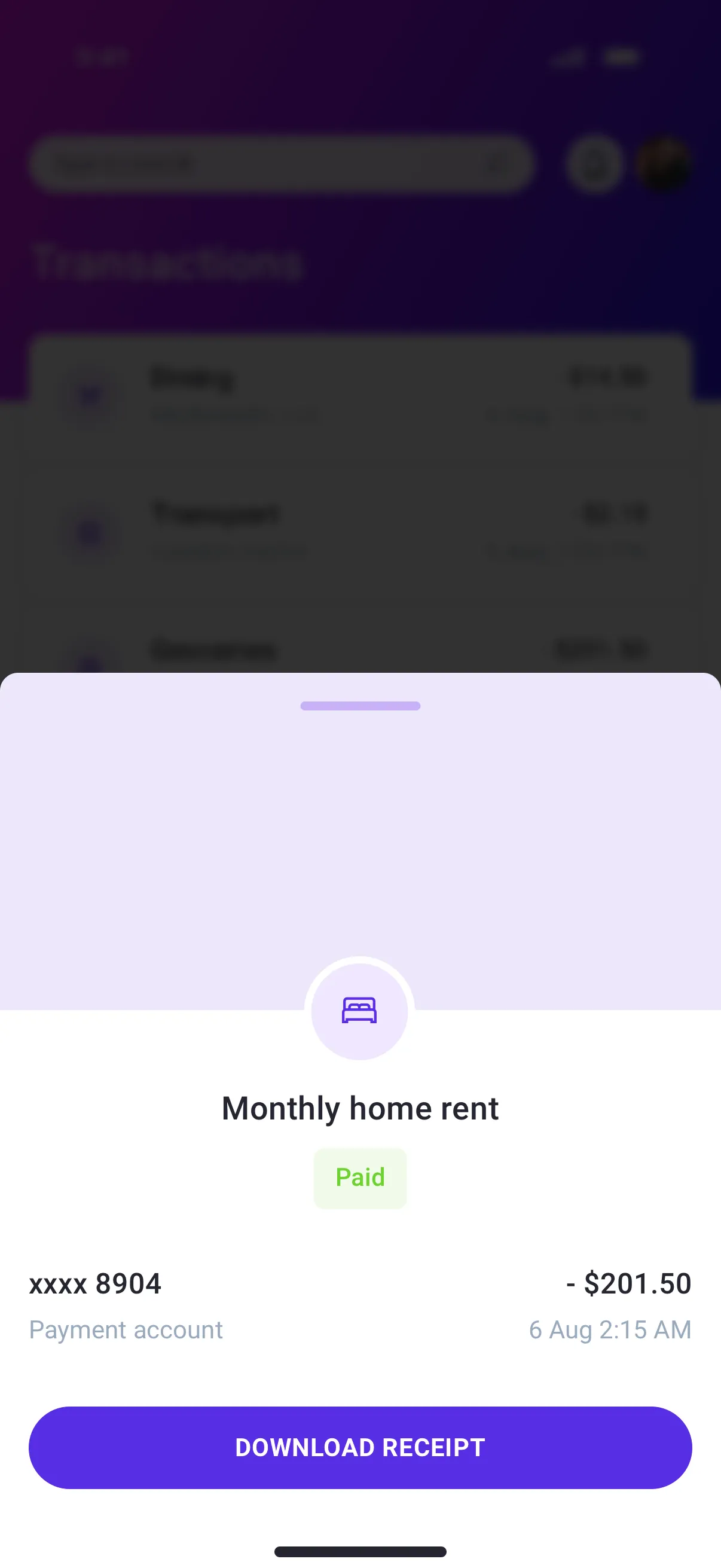 Mobile Wallet App Design