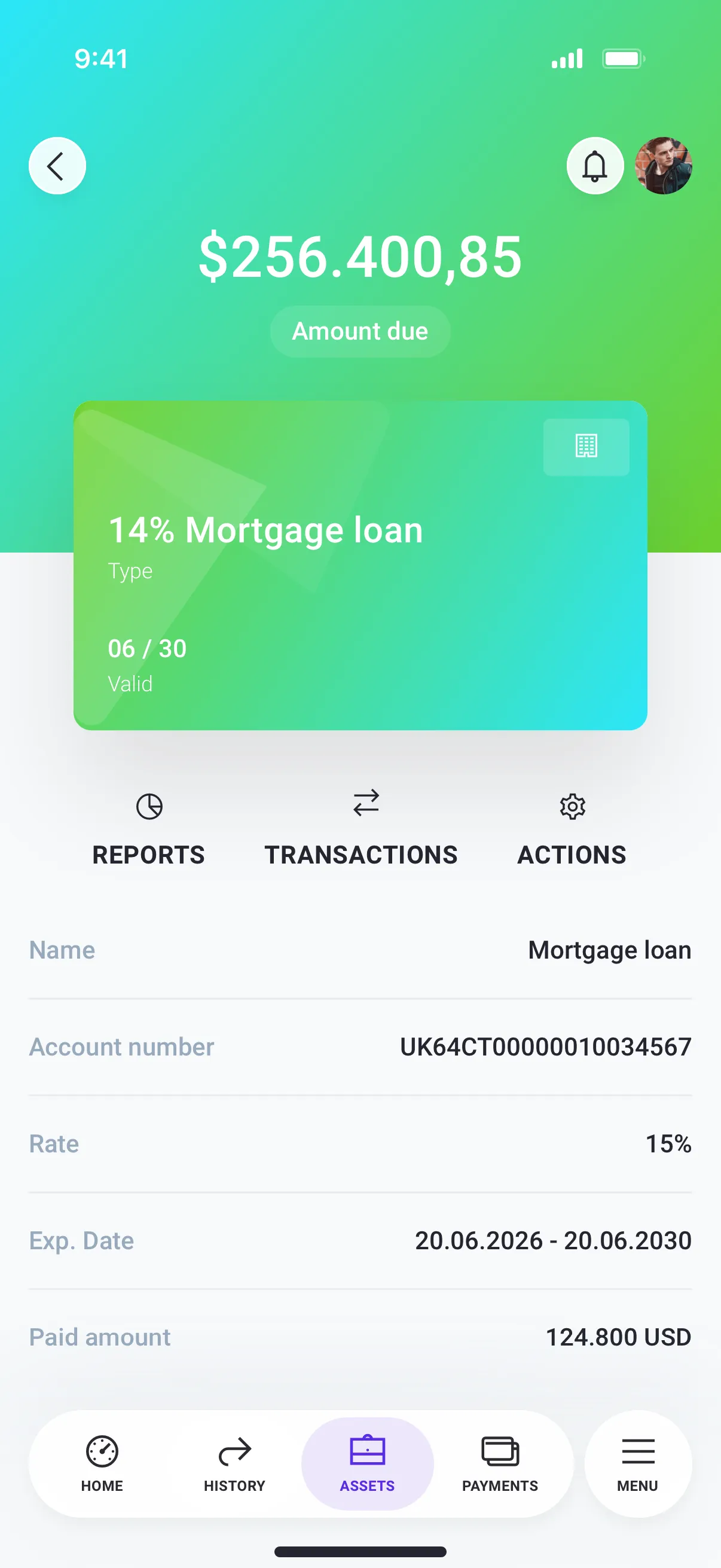 Bank Accounts Design