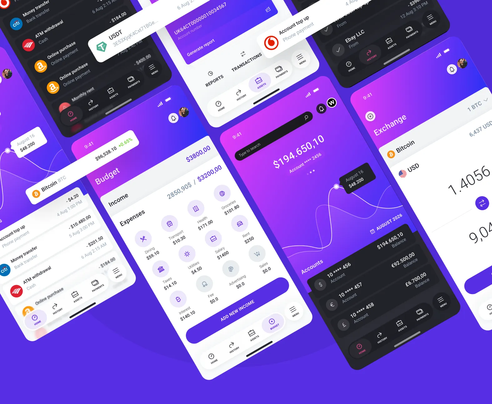 Explore UI Resource IOWallet Mobile UI Kit